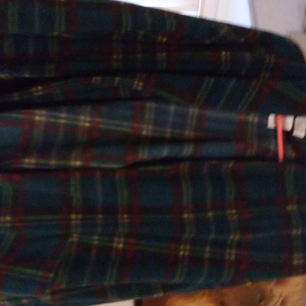 Christian Dior plaid women cotton robe one size